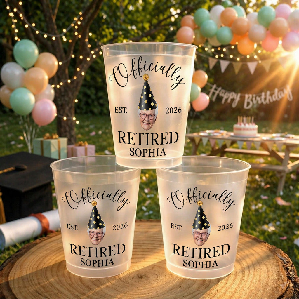 Officially Retired Custom Photo Frosted Cup Gift for Dad Frosted Cups GradoCreations