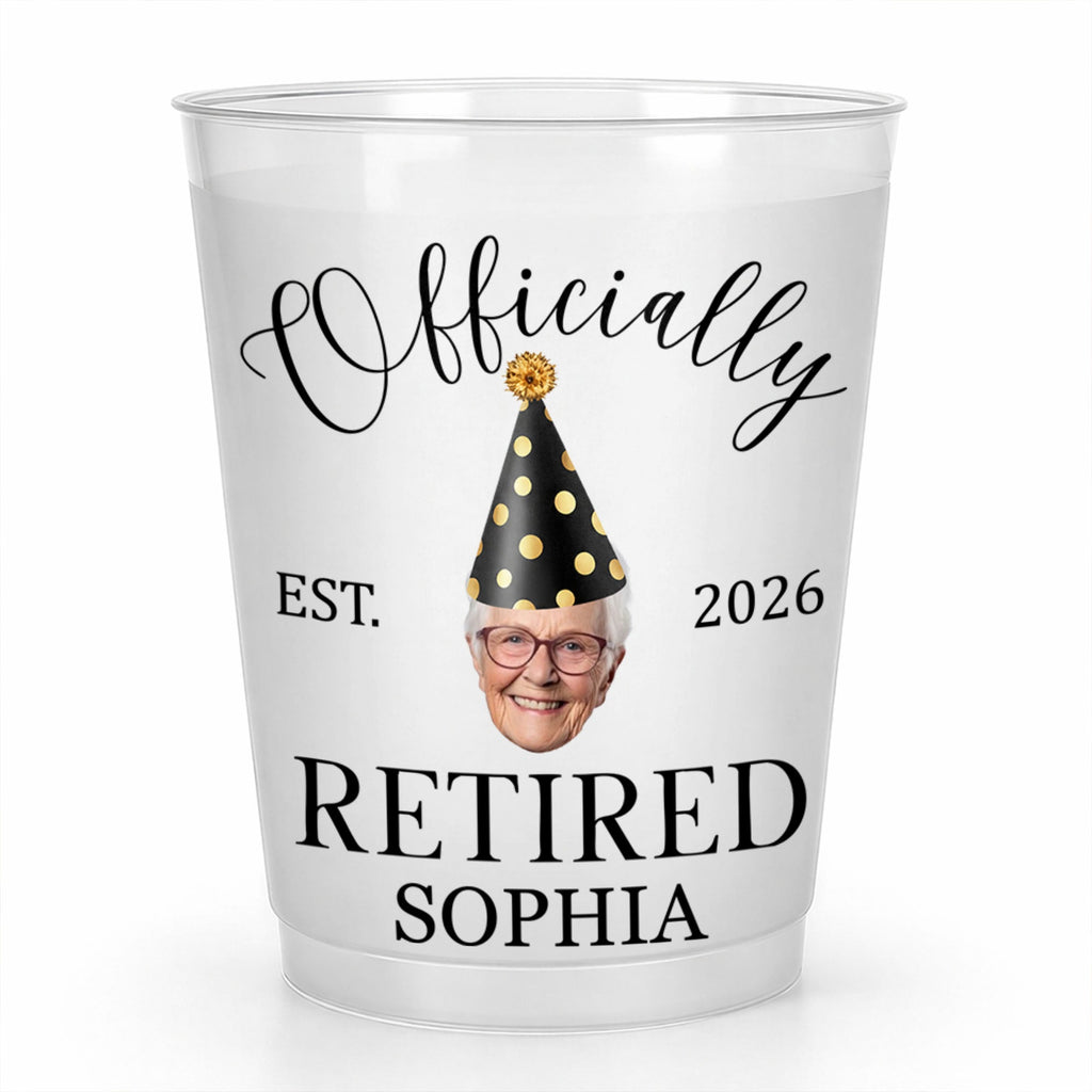 Officially Retired Custom Photo Frosted Cup Gift for Dad Frosted Cups GradoCreations