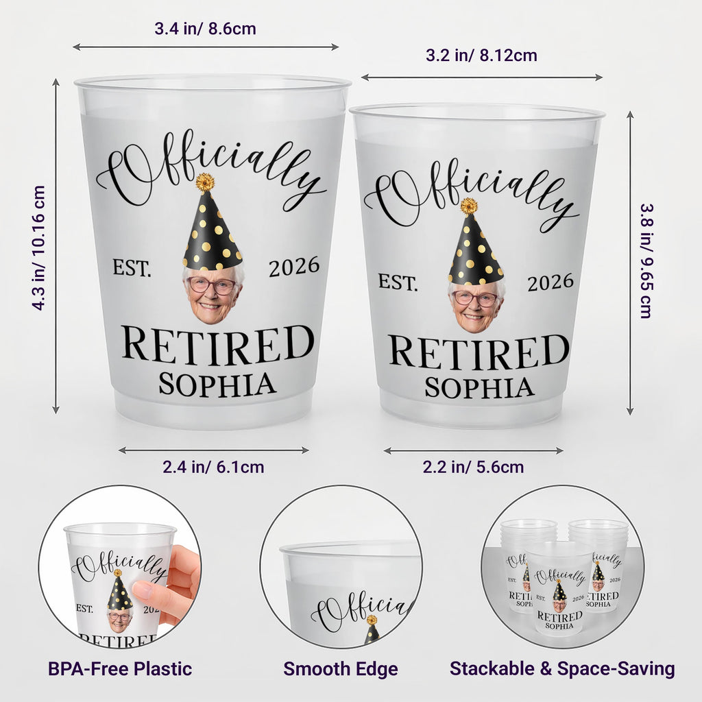 Officially Retired Custom Photo Frosted Cup Gift for Dad Frosted Cups GradoCreations