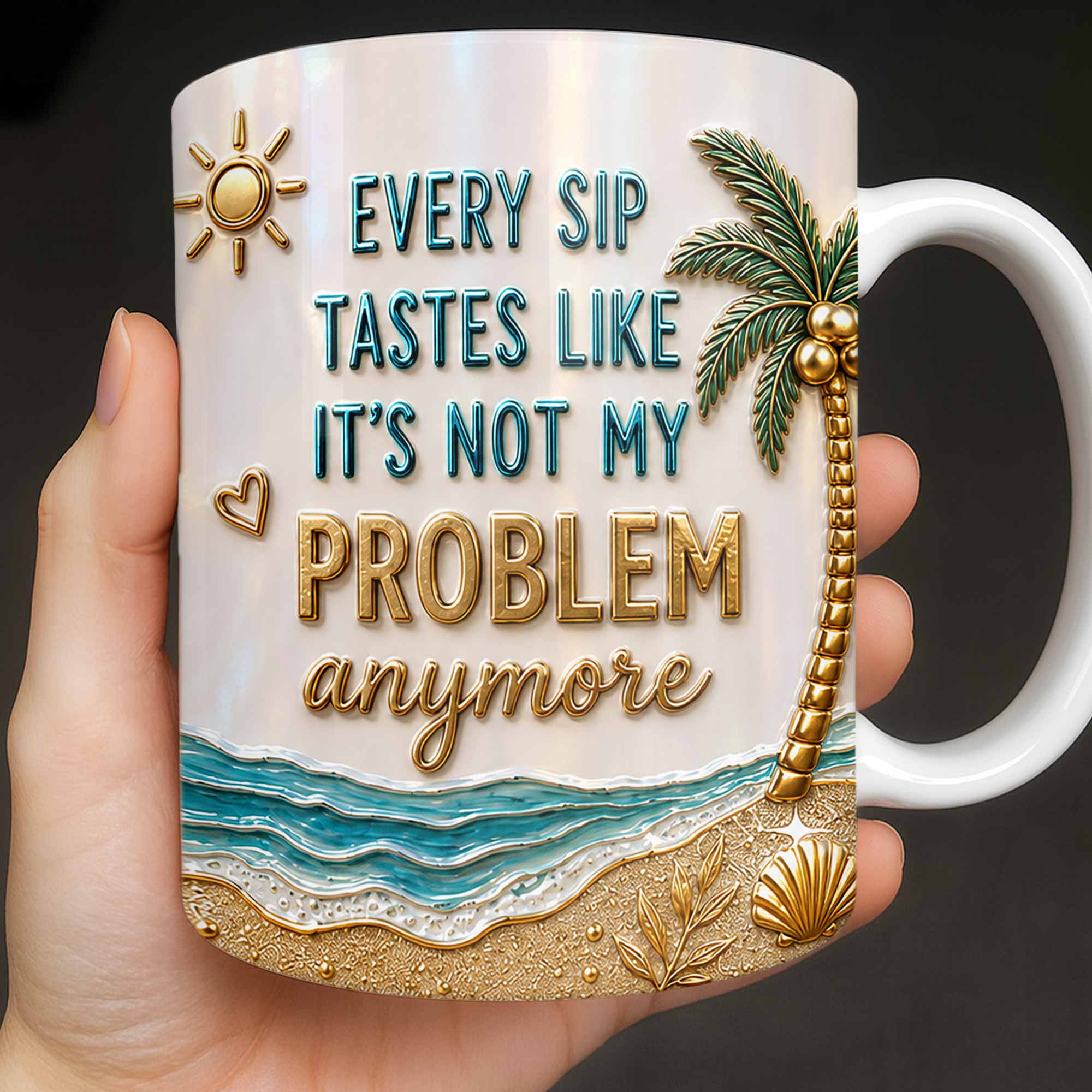 Personalized Coffee Mug Officially Retired Gift for Dad Edge-to-edge Mug GradoCreations