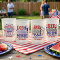 Personalized Frosted Cups for Independence Day Celebrations
