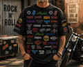 All Over Print Classic Rock T-Shirt for Men - Music Legends Gift T-shirt GradoCreations