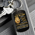 Personalized Stainless Steel Keychain Unique Gift for Son-in-Law Stainless Steel Keychain GradoCreations