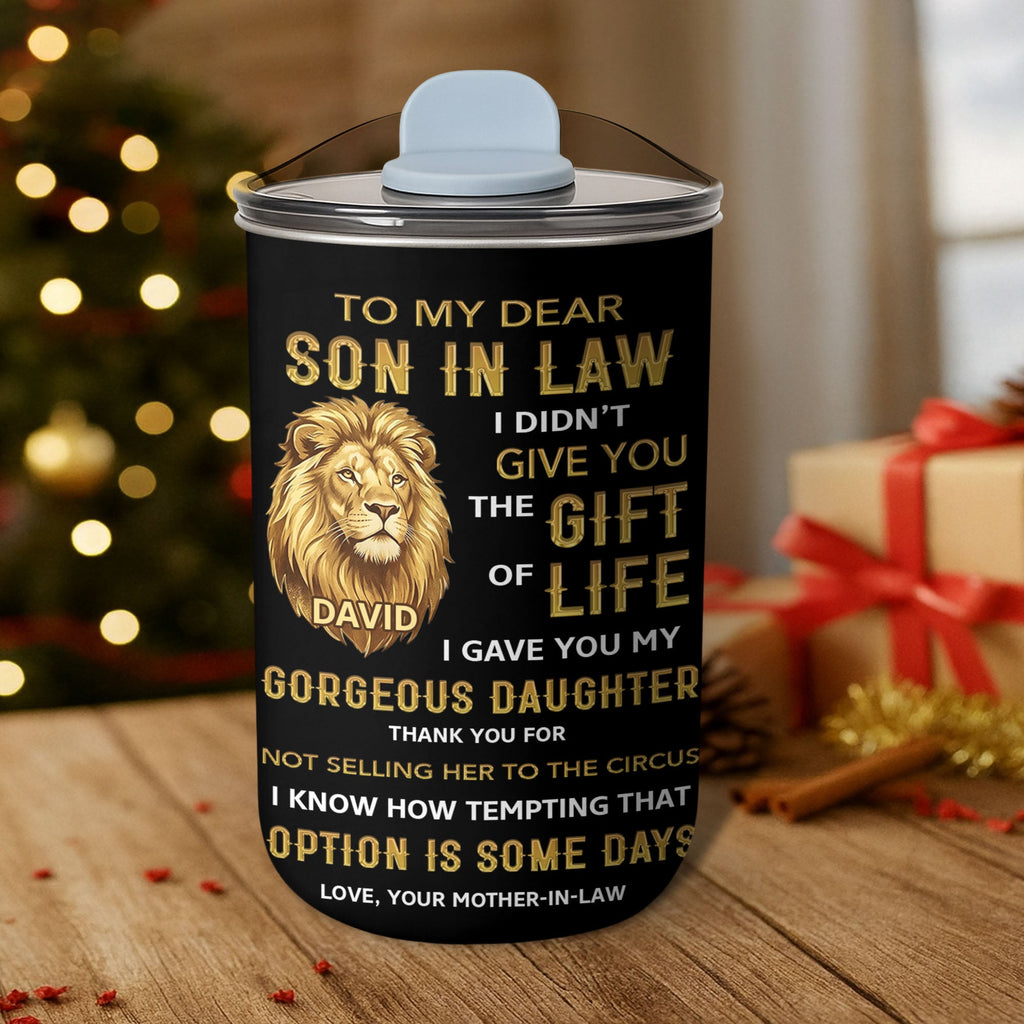 Personalized 10oz Tumbler Custom Gift for Son-in-Law 10oz tumbler GradoCreations
