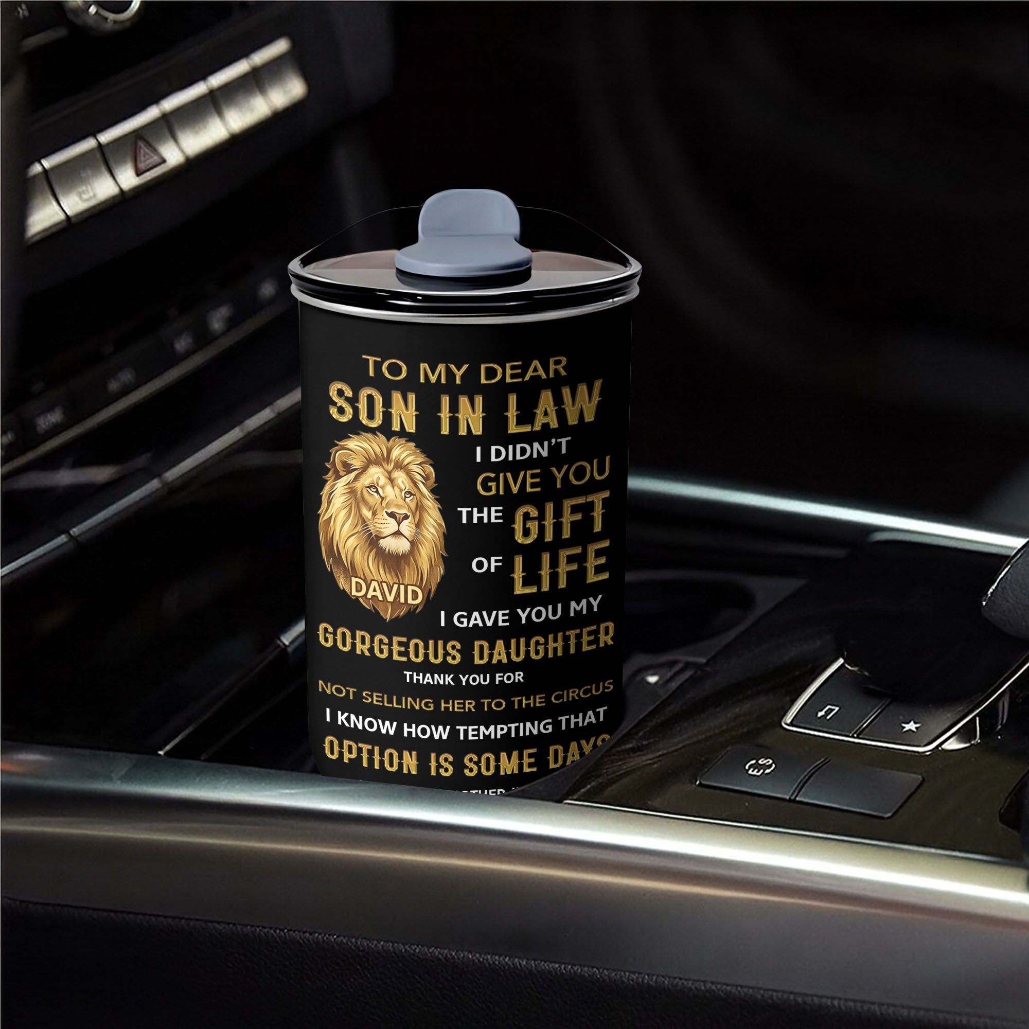 Personalized 10oz Tumbler Custom Gift for Son-in-Law 10oz tumbler GradoCreations