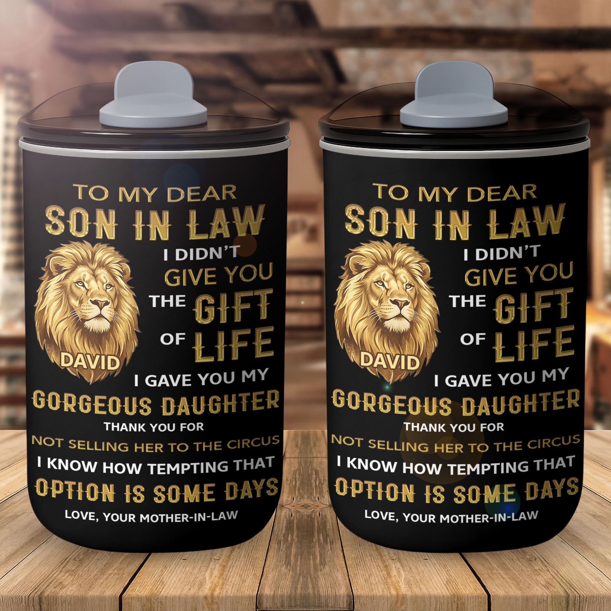 Personalized 10oz Tumbler Custom Gift for Son-in-Law 10oz tumbler GradoCreations