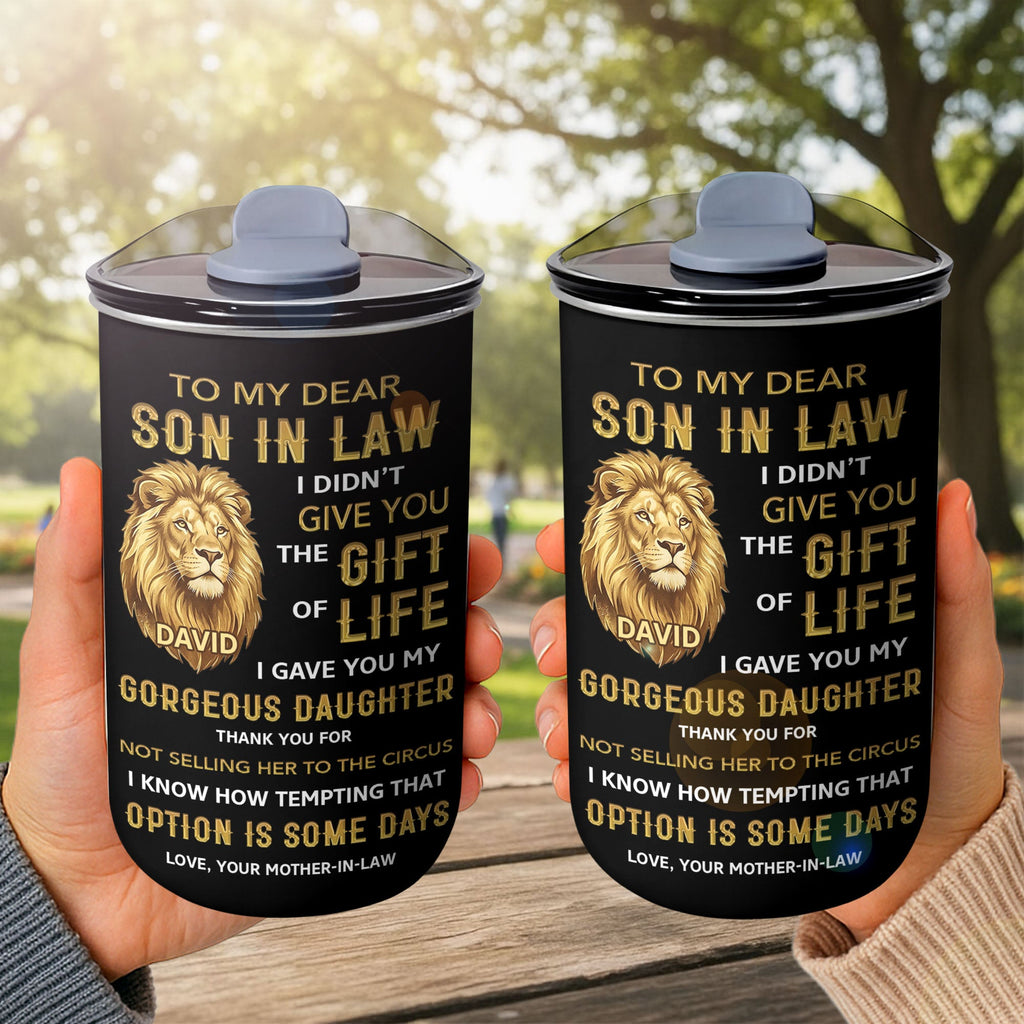 Personalized 10oz Tumbler Custom Gift for Son-in-Law 10oz tumbler GradoCreations
