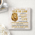 Personalized Ceramic Coaster Custom Gift for Son-in-Law