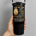 Personalized 30oz Tumbler Custom Name Gift for Son-in-Law Tumbler With Handle GradoCreations