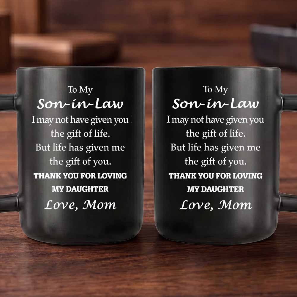 Personalized Wrench Handle Coffee Mug Custom Gift for Son-In-Law Wrench Handle Mug GradoCreations