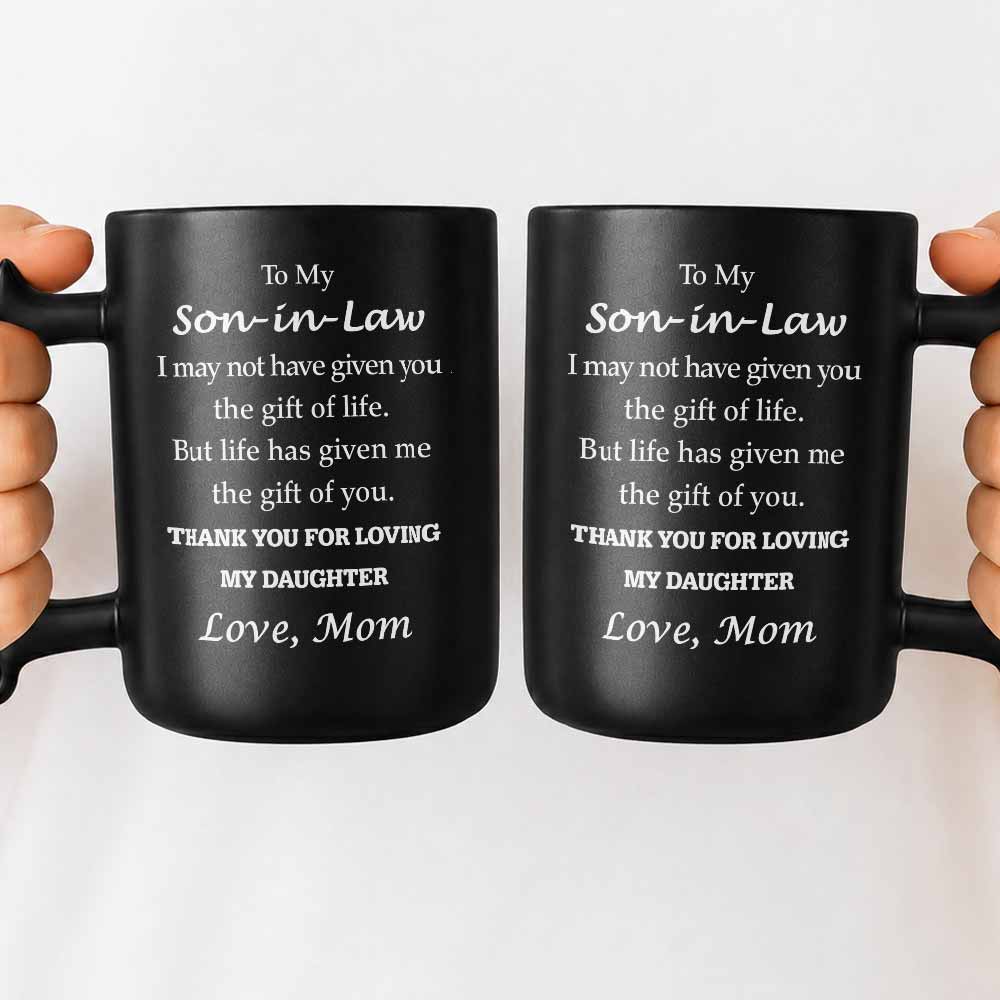 Personalized Wrench Handle Coffee Mug Custom Gift for Son-In-Law Wrench Handle Mug GradoCreations