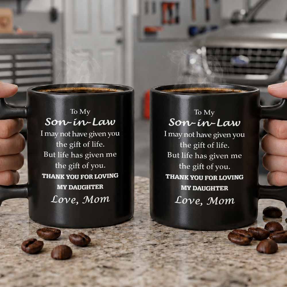 Personalized Wrench Handle Coffee Mug Custom Gift for Son-In-Law Wrench Handle Mug GradoCreations