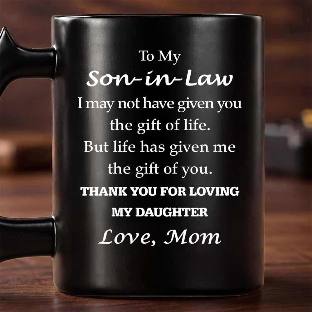 Personalized Wrench Handle Coffee Mug Custom Gift for Son-In-Law Wrench Handle Mug GradoCreations
