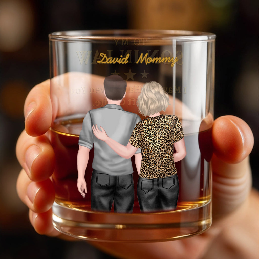 Personalized Custom Whiskey Glass Gift for Son-In-Law Whiskey Glass GradoCreations