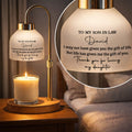 Personalized Candle Warmer Lamp Custom Name Gift for Son-in-Law Candle Warmer Lamp GradoCreations