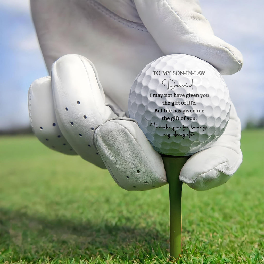 Personalized Custom Golf Ball Double-Sided Gift for Son-in-Law Golf Ball GradoCreations