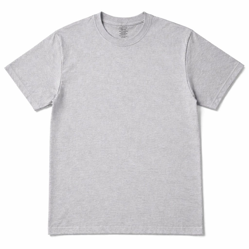 Personalized Inside Neck Print T-Shirt Gift for Son-in-Law Basic Shirt, Print inside back collar GradoCreations