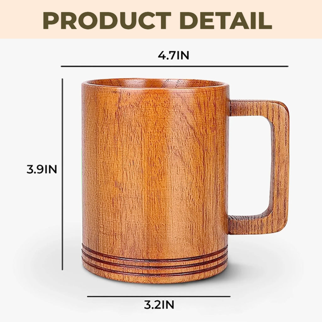 Personalized Custom Wooden Mug Gift for Son-in-Law Thank You Wooden Mug GradoCreations