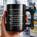 Personalized Wrench Handle Coffee Mug Custom Gift for Son-in-Law Wrench Handle Mug GradoCreations
