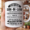 Personalized Coffee Mug for Son-in-Law Unique Gift Idea Edge-to-edge Mug GradoCreations