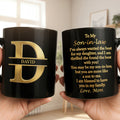 Personalized Black Mug Custom Name Gift for Son-in-Law