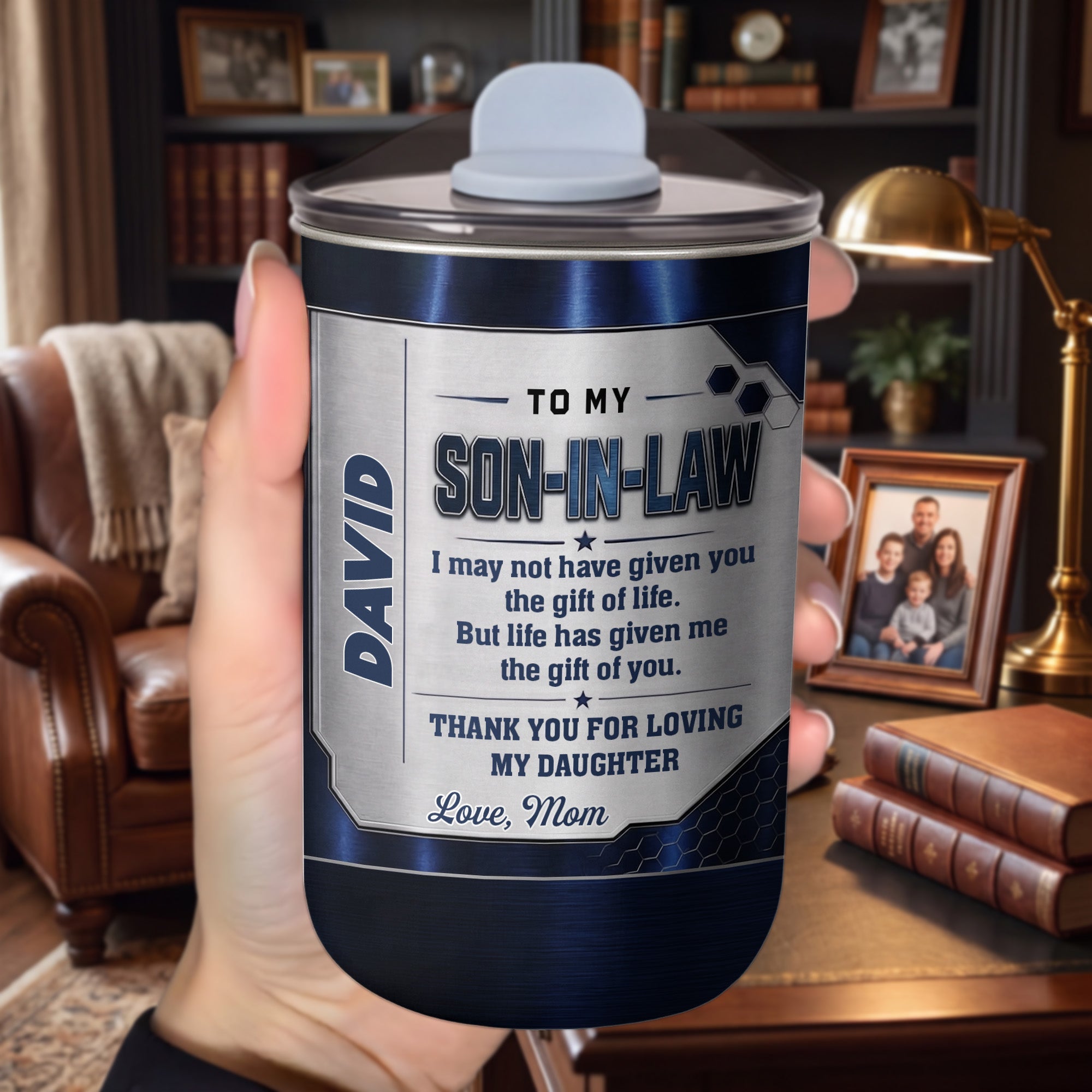 Personalized 10oz Tumbler Custom Gift for Son-in-Law
