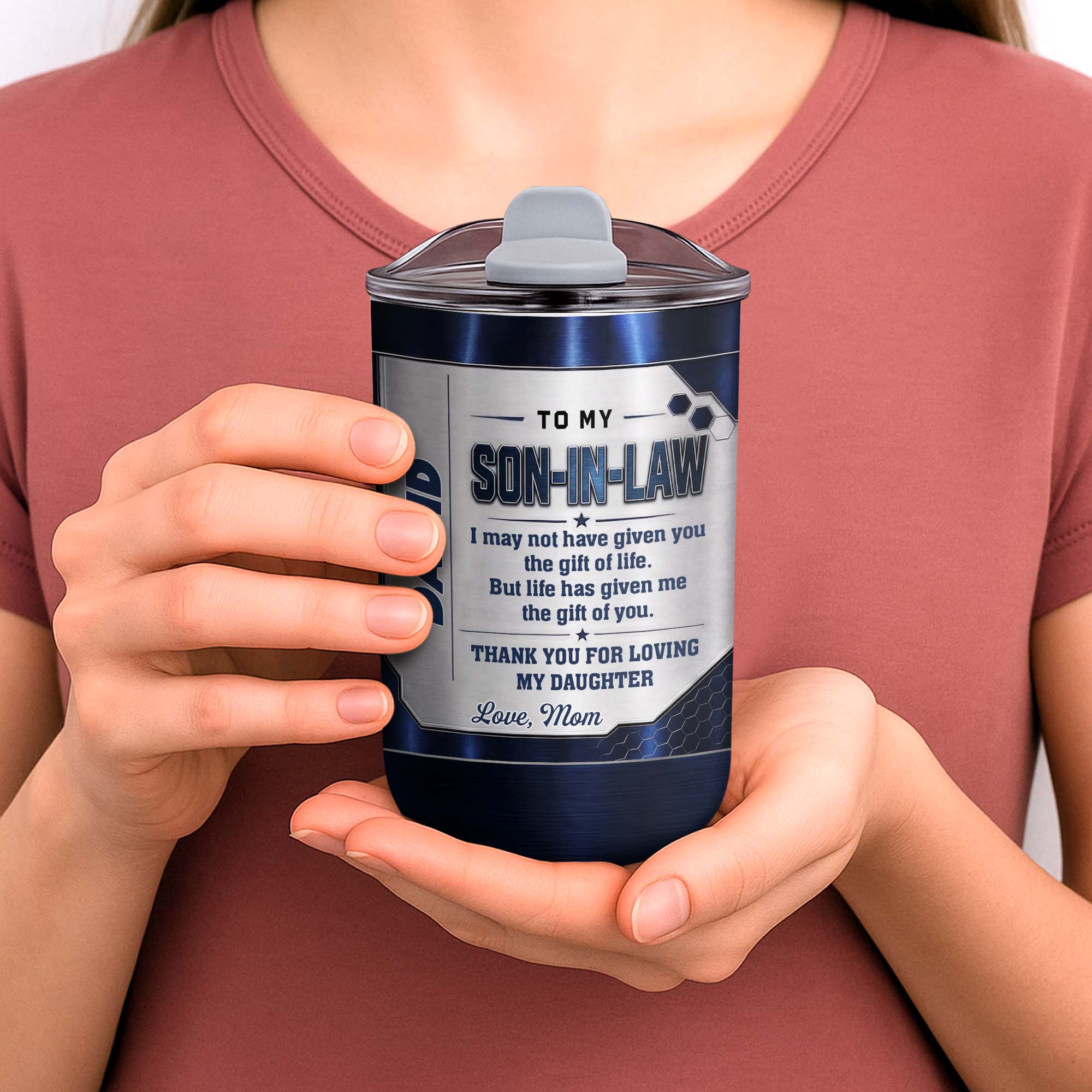 Personalized 10oz Tumbler Custom Gift for Son-in-Law
