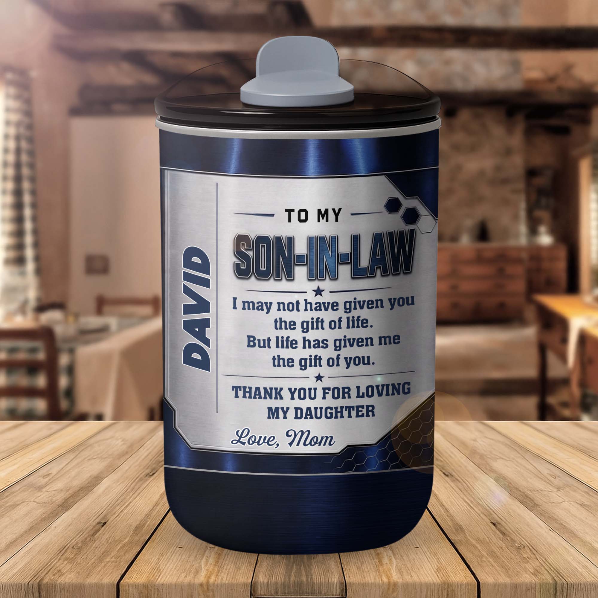 Personalized 10oz Tumbler Custom Gift for Son-in-Law