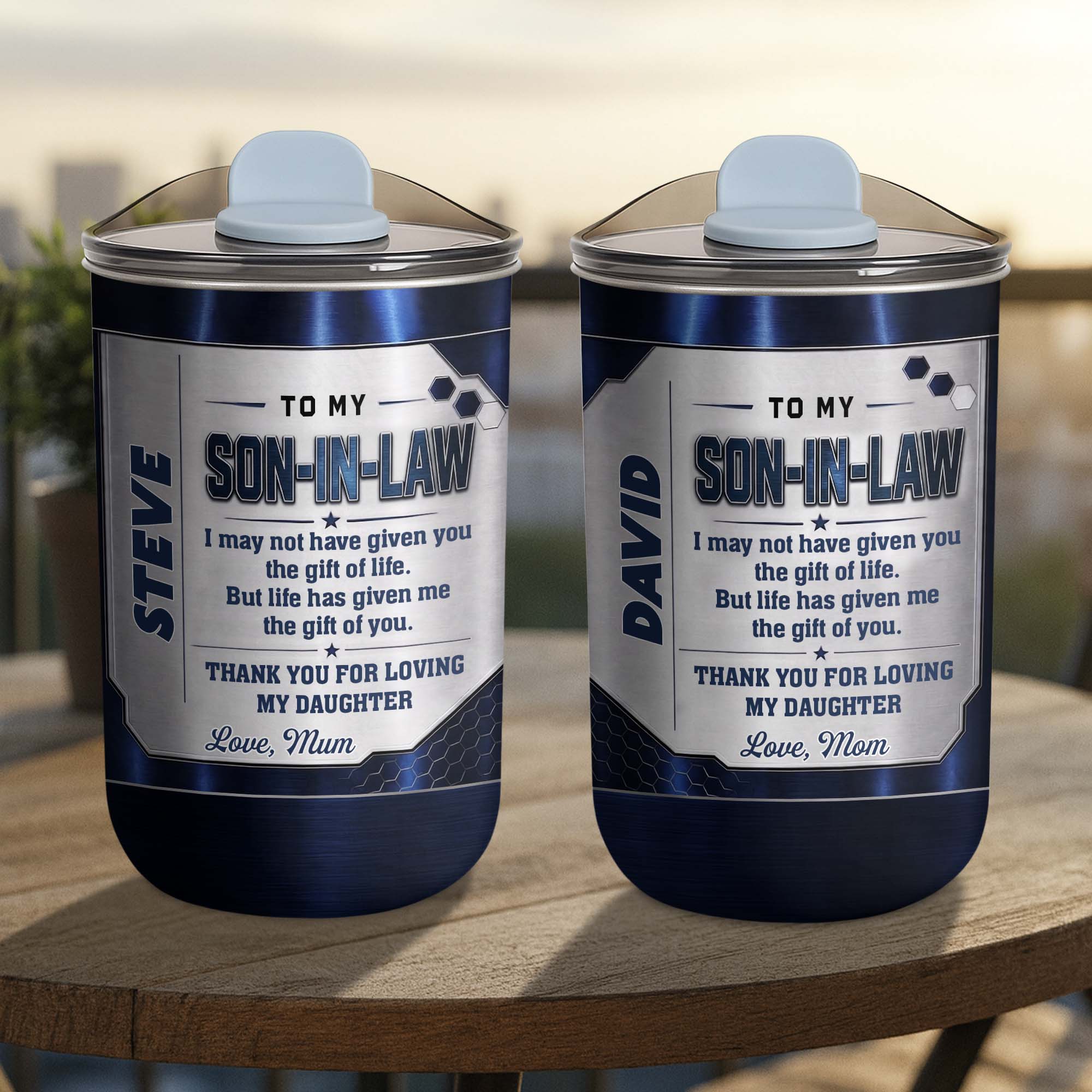 Personalized 10oz Tumbler Custom Gift for Son-in-Law