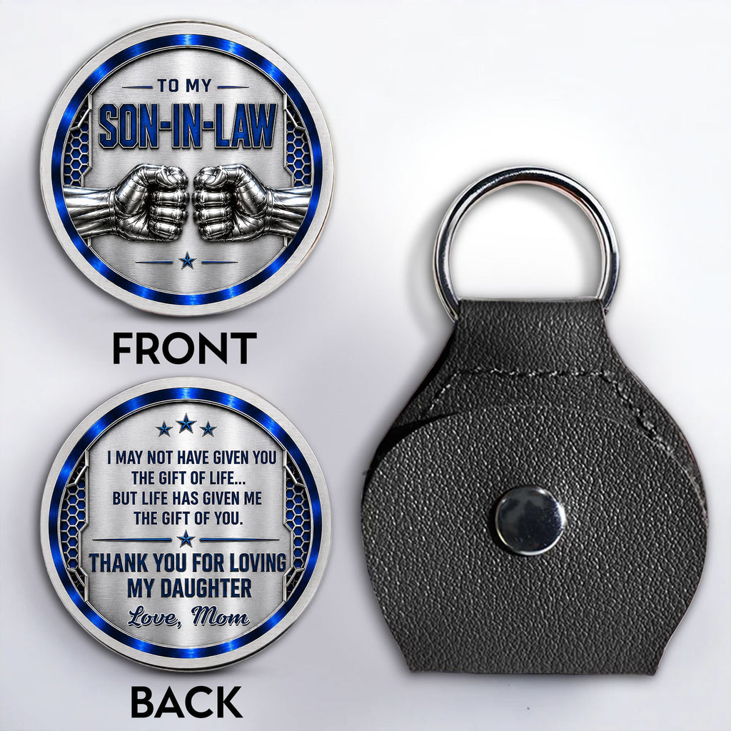 Personalized Pocket Hug Custom Message Gift for Son-In-Law Pocket Hug GradoCreations