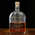 Personalized Whiskey Bottle Custom Gift for Son-in-Law Whiskey Bottle GradoCreations