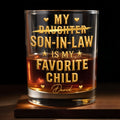 Personalized Whiskey Glass Custom Name Gift for Son-in-Law Whiskey Glass GradoCreations