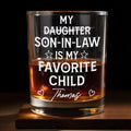 Personalized Whiskey Glass Custom Name Gift for Son-In-Law Whiskey Glass GradoCreations
