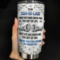 Personalized Stainless Steel Tumbler Custom Gift for Son-in-Law 20oz Tumbler GradoCreations