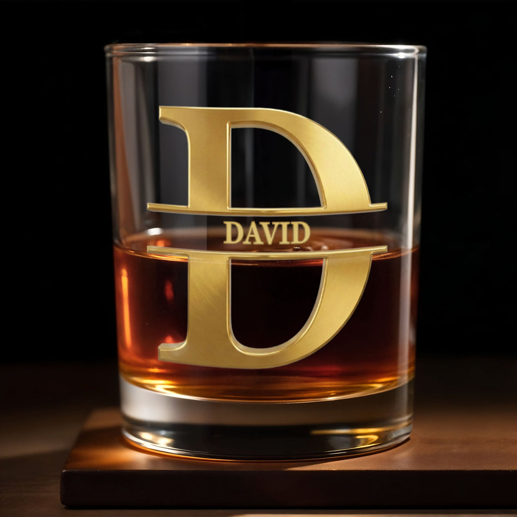 Personalized Custom Whiskey Glass Gift for Son-in-Law Whiskey Glass GradoCreations