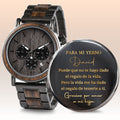 Personalized Engraved Wooden Watch Gift for Son-in-Law Wooden Watches GradoCreations