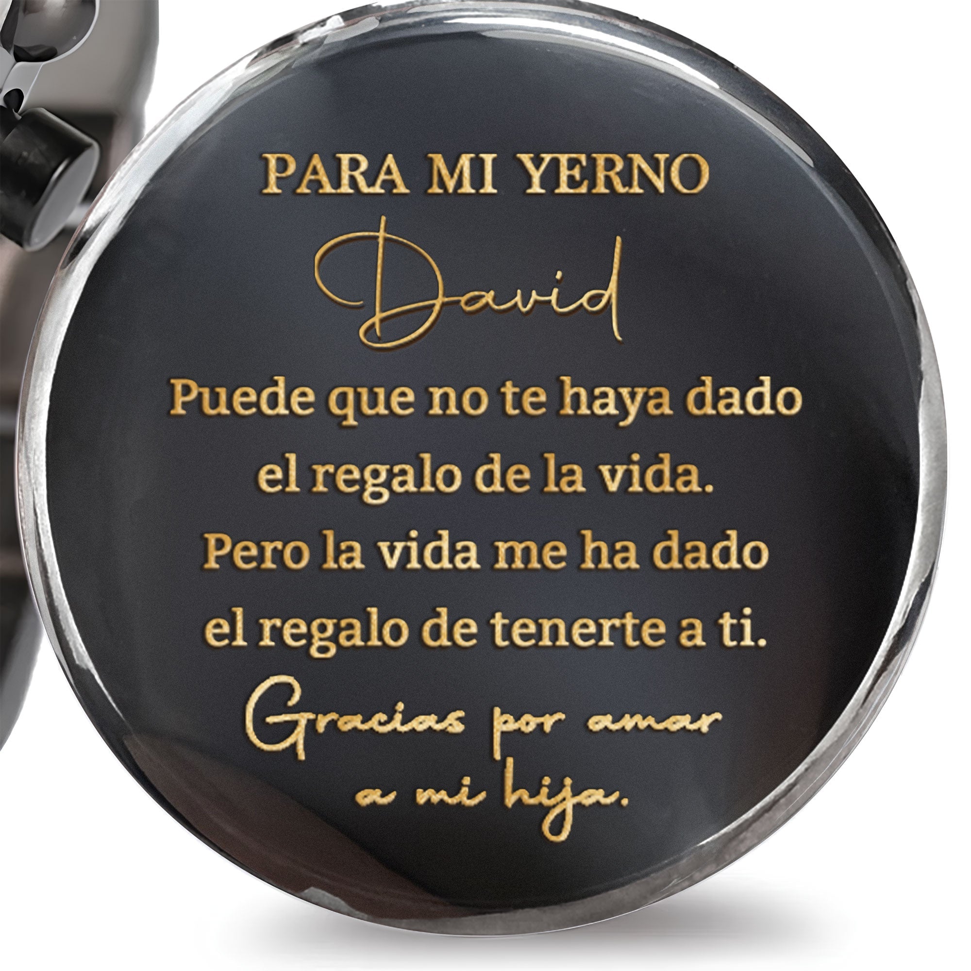 Personalized Engraved Wooden Watch Gift for Son-in-Law Wooden Watches GradoCreations