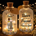 Personalized Short Bottle Light Custom Sister Gift Leopard Print Short Bottle Light GradoCreations