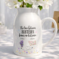 Personalized Ceramic Flower Vase Custom State Map Gift for Sister Flower Vase GradoCreations