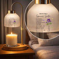 Personalized Candle Warmer Lamp with Custom Design for Sister Candle Warmer Lamp GradoCreations