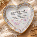 Personalized Heart Jewelry Dish Custom Name Gift for Sister-in-Law Heart Jewelry Dish GradoCreations