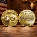 Personalized Fist Bump Commemorative Coin Custom Gift for Son Commemorative Coin GradoCreations