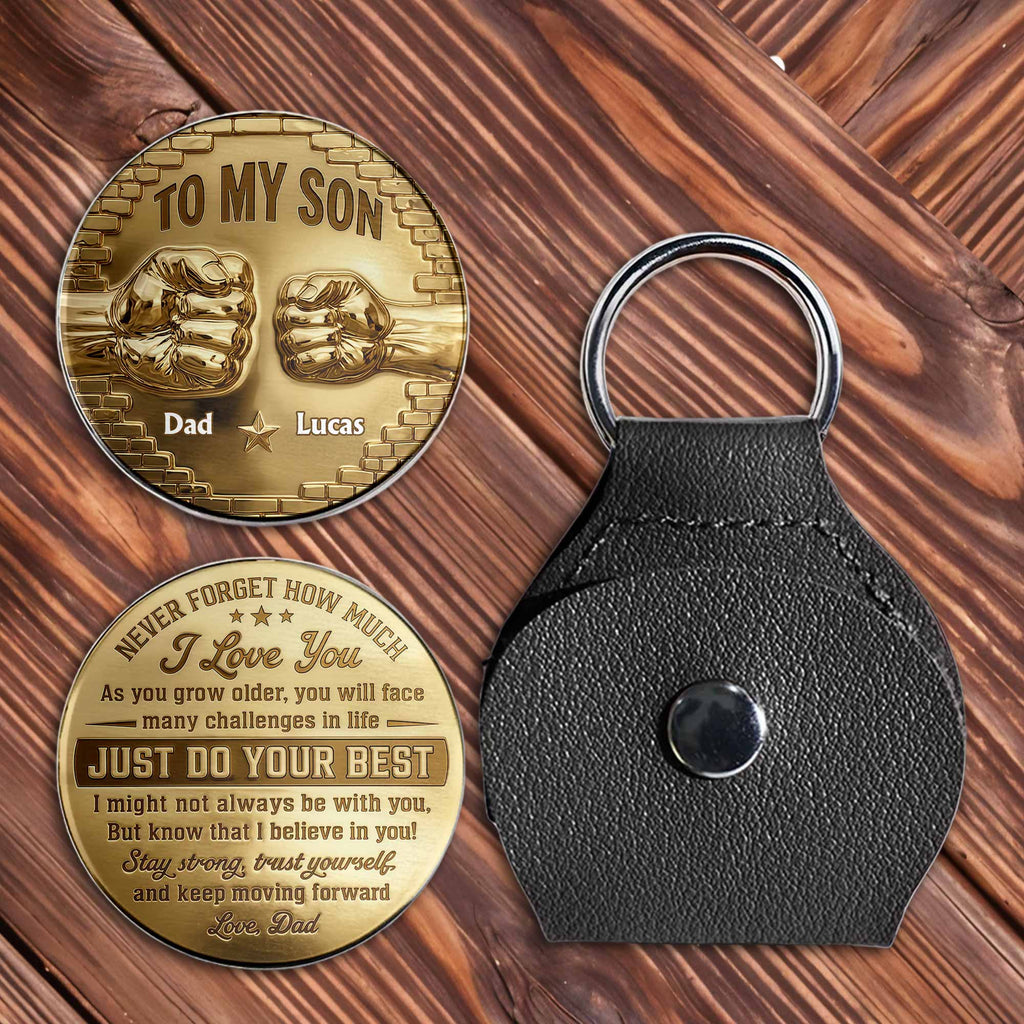 Personalized Pocket Hug Token Custom Message Gift for Son
