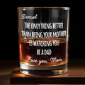 Personalized Custom Whiskey Glass Gift for Dad - 8oz/11oz Whiskey Glass GradoCreations