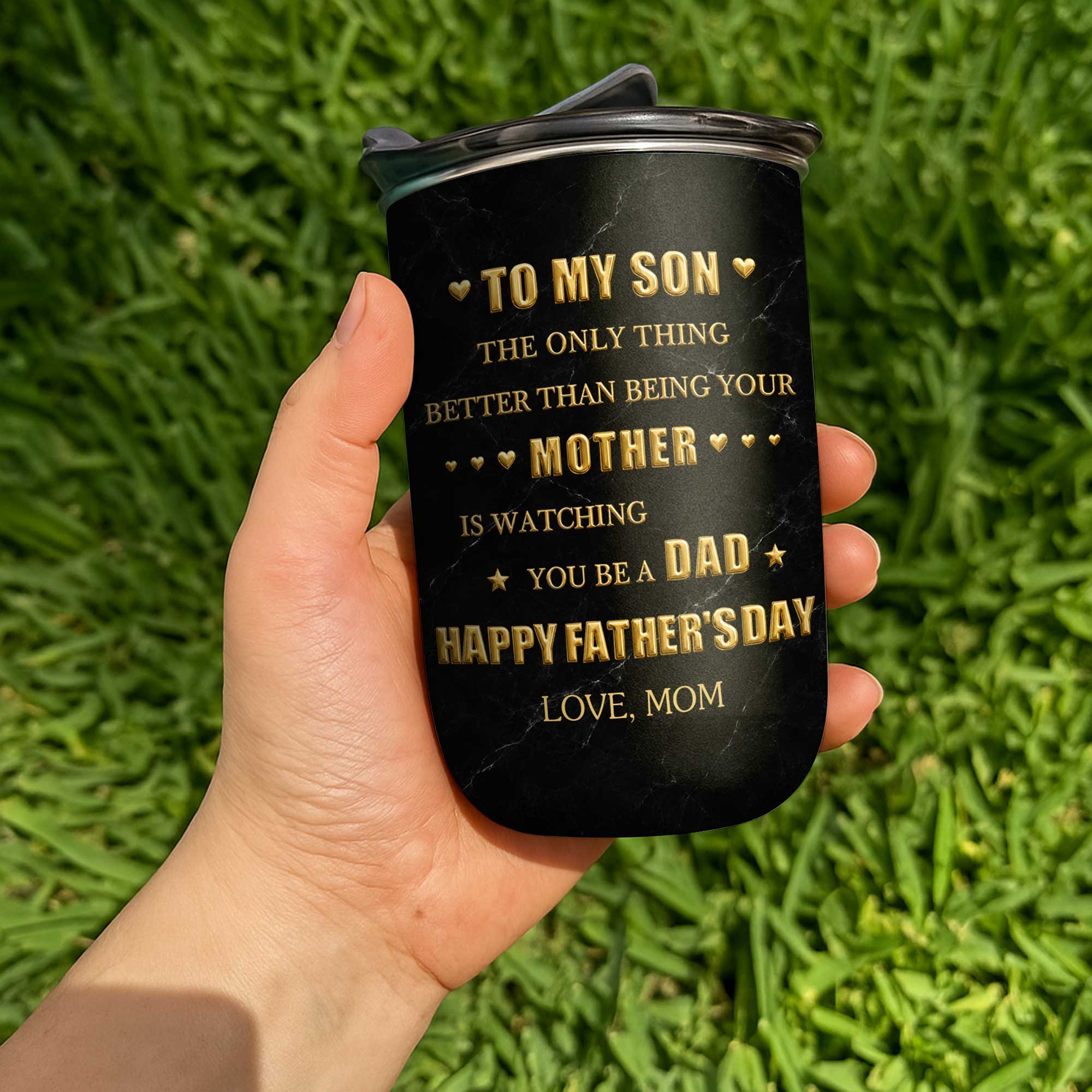 Personalized 10oz Tumbler Custom Gift for Son | Father's Day 10oz tumbler GradoCreations