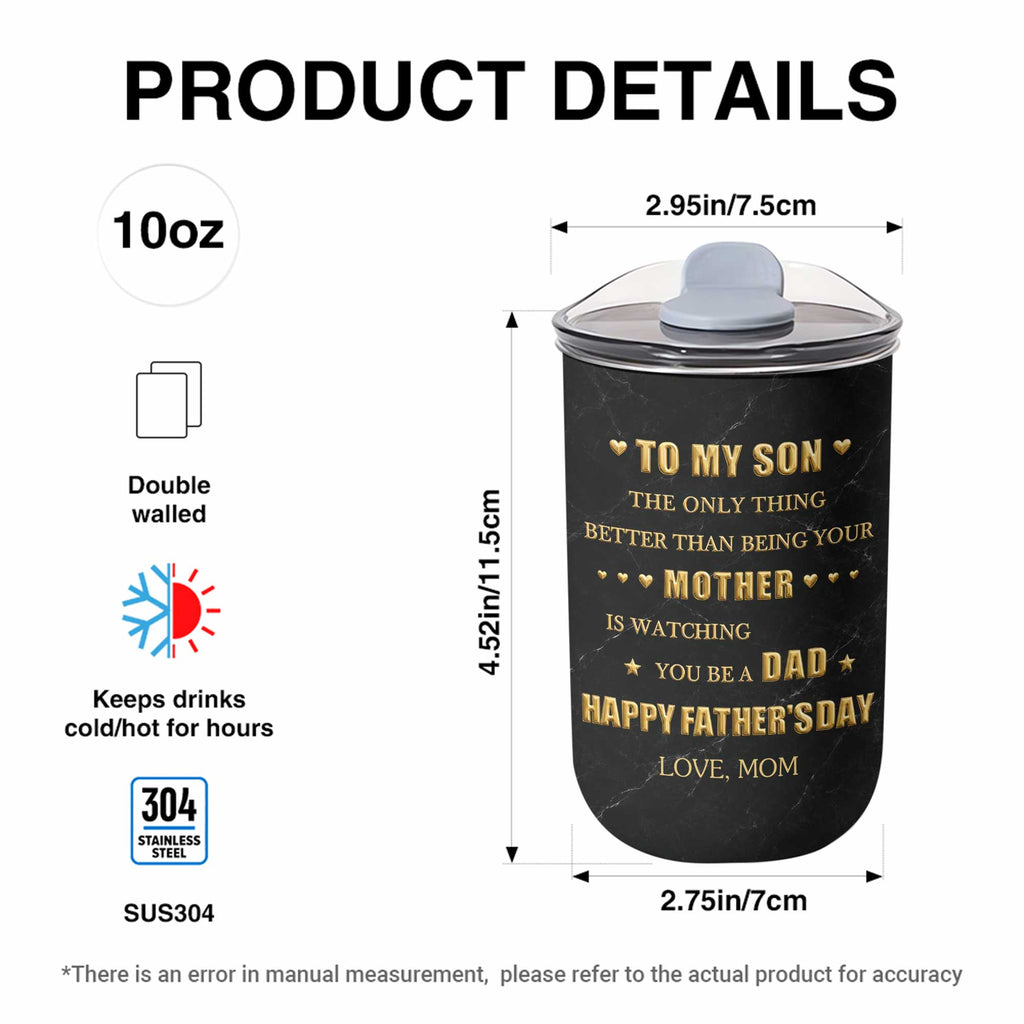 Personalized 10oz Tumbler Custom Gift for Son | Father's Day 10oz tumbler GradoCreations