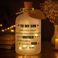 Personalized Short Bottle Light Custom Gift for Son Short Bottle Light GradoCreations