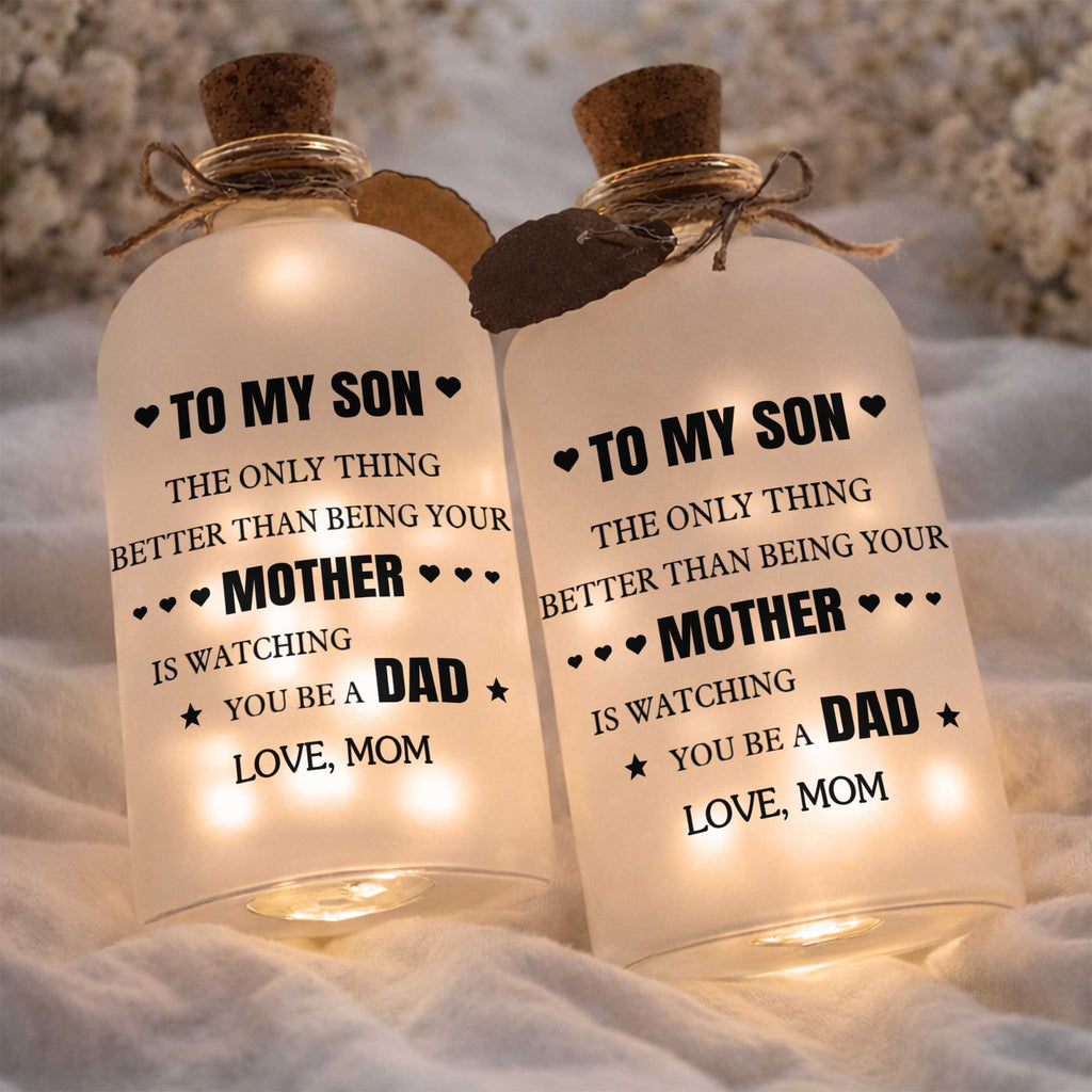 Personalized Short Bottle Light Custom Gift for Son Short Bottle Light GradoCreations