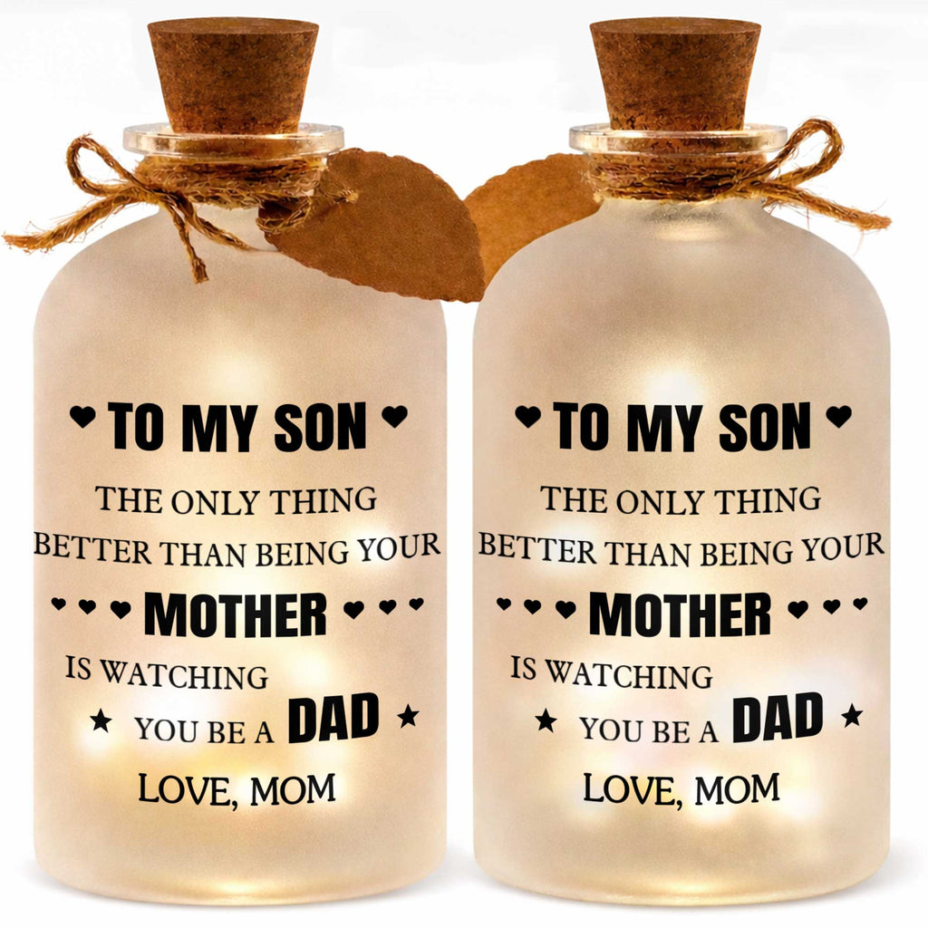Personalized Short Bottle Light Custom Gift for Son Short Bottle Light GradoCreations