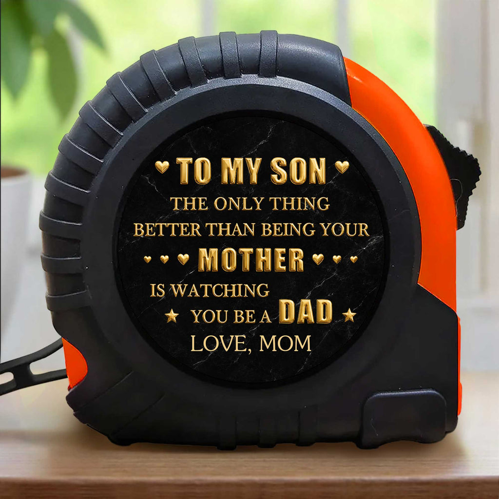 Personalized Tape Measure Gift for Son Custom Message Durable Tool Tape Measure GradoCreations